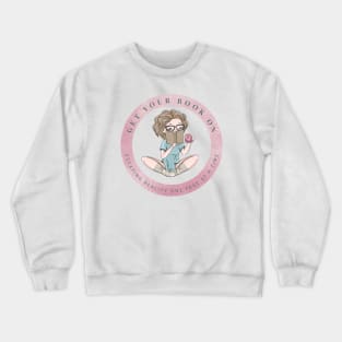 Get Your Book On Circular Logo Crewneck Sweatshirt